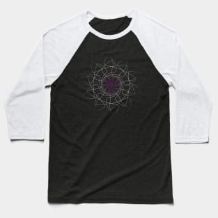 Asexual Pride Spirograph Baseball T-Shirt